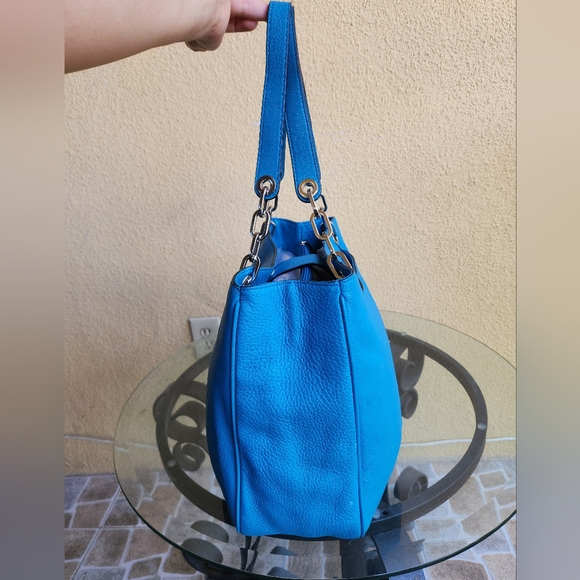 Michael Kors fulton chain summer blue shoulder bag - Picture 5 of 16